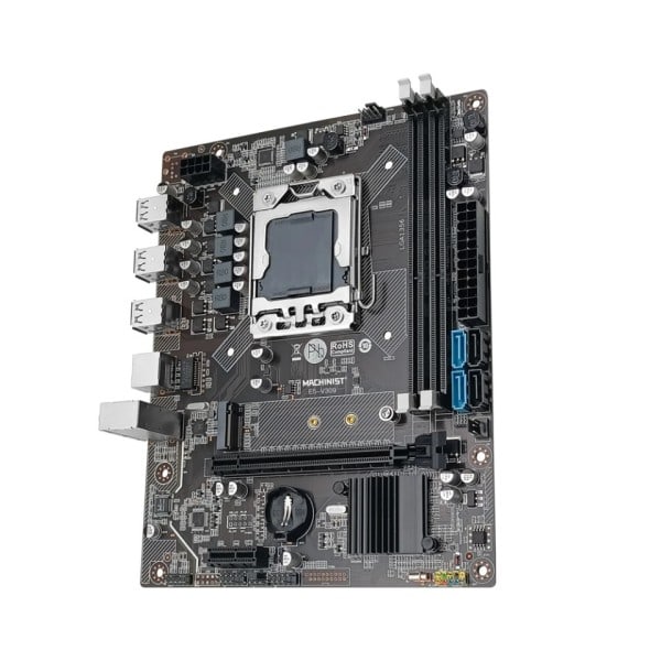 X79 Moderkort LGA 1356 Set Kit Med Xeon E5 2430 CPU Processor 8GB(2*4GB)DDR3 ECC RAM Minne M.2 NVME X79-V309