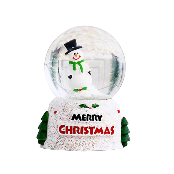 Kristall Ball Natt Ljus Kristall Ball Lampa Jul Snö Globe Ornament Natt Ljus Kristall Ljus