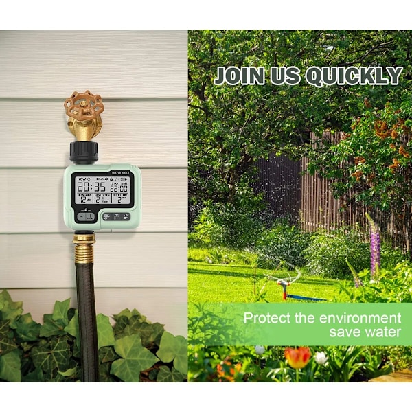 Automatisk vatten timer trädgård digital bevattning maskin intelligent sprinkler används utomhus för spara vatten&Time