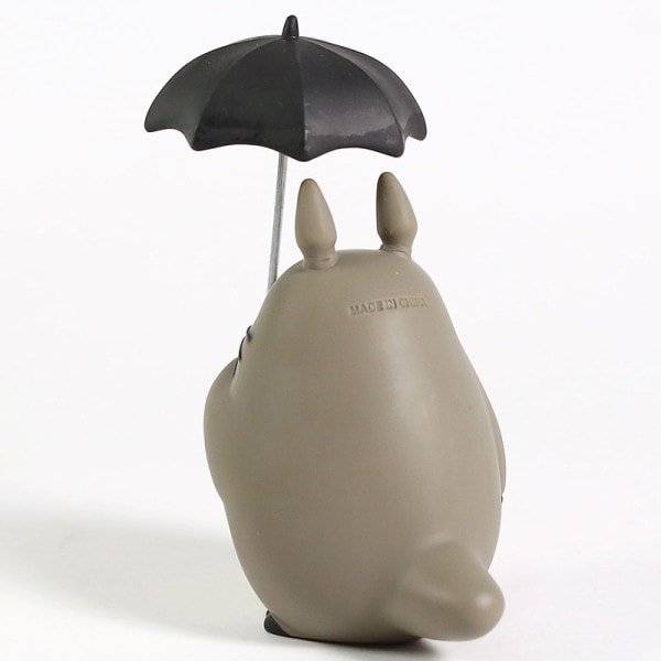 Miyazaki Hayao Min nabo Totoro med paraply PVC figur samlerobjekt model legetøj