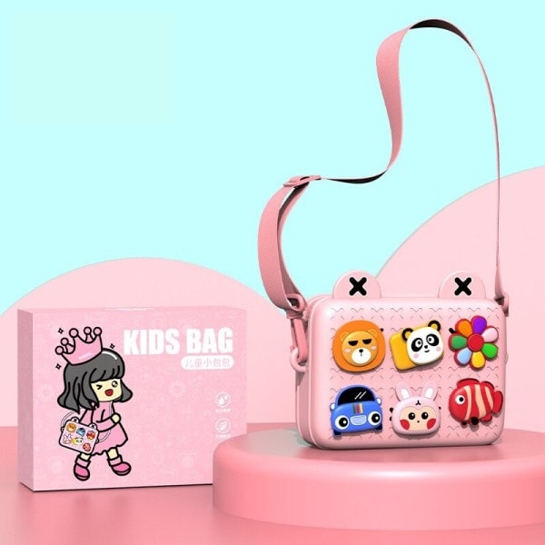 Barn leksaker barn's väska axel Eva liten väska barn's dag gör-det-själv mini tecknad crossbody väska