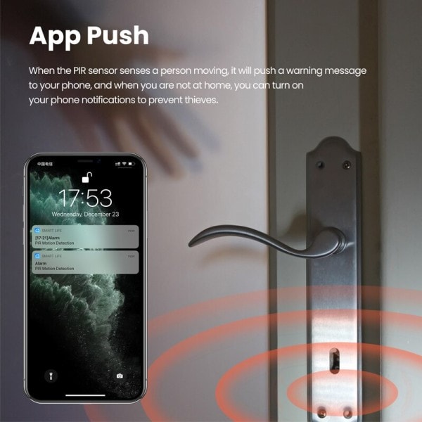 Tuya Zigbee Mini Smart PIR Bevægelsesdetektor Menneske Krop Infrarød Sensor Anti tyveri