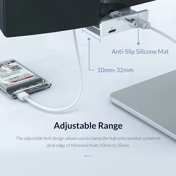 USB HUB 3.0 alumiini telakka 3 0 monikeskitin jakaja sovitin A C jatkolaite keskitin