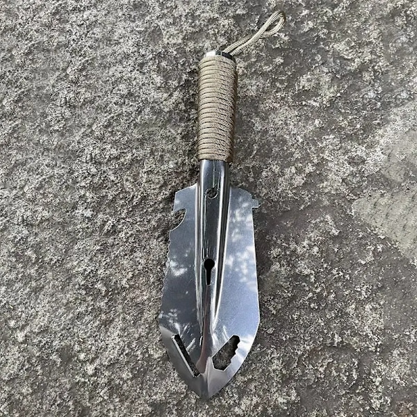 Bärbar Camping Vandring Resa Pinic Spade Multifunktionell Ordnance Spade Överlevnad Utomhus Utrustning Trädgård Verktyg Spade