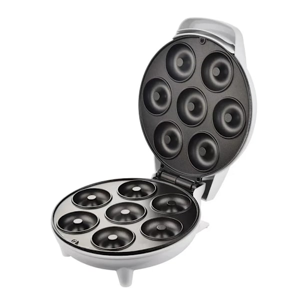 Mini Donut Maker Machine Non-stick Overflate for Barn Frokost Snack Desserter Lager 7 Donuts