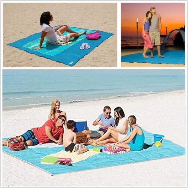 Magisk sand strand handdukar filt portabel anti sand handduk strand handduk rese sommar matta