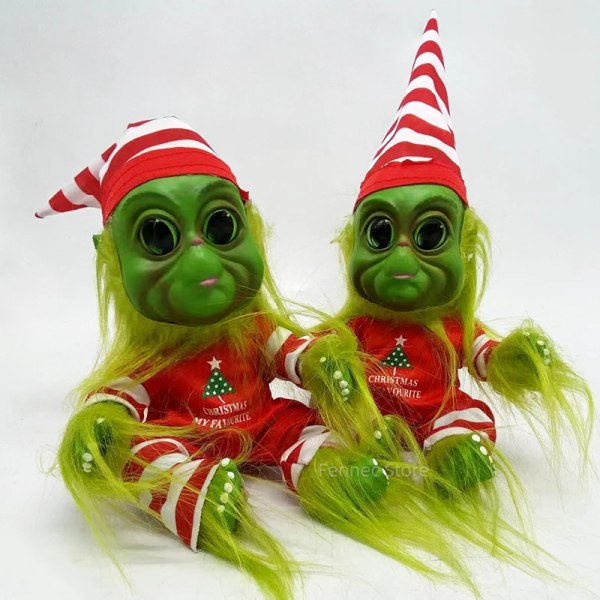 Vihreä Hirviö Lapset's lateksi nukke joulu sisustus pehmo lelu joulu lahja joulu koristeet pehmo lelu