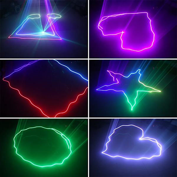 500mw RGB Laser Beam Line Scanner Projector