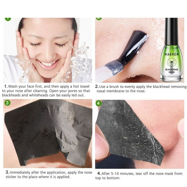 Remover Nese Maske Shrink Pore Oil Control Glatt Hud Mykgjørende Cuticle Rensende Maske