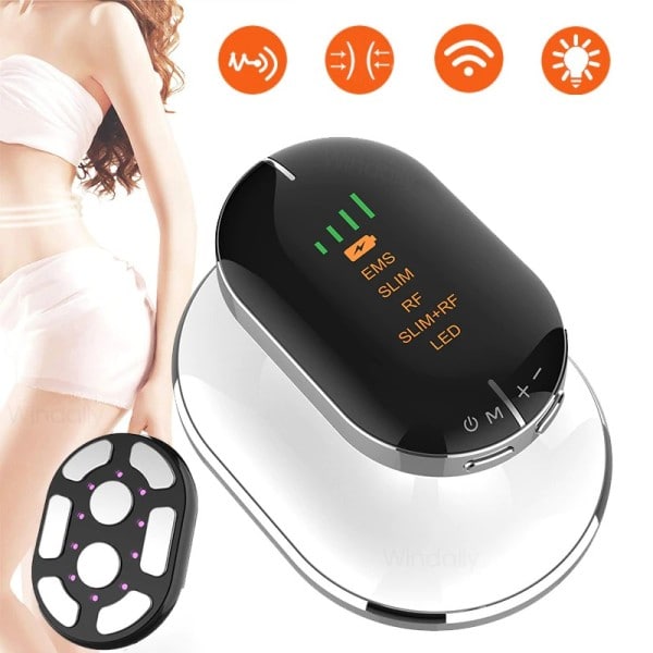 Radio Frequency Body Laihdutus Machine Fat  Burner Slim Shaping Device LED Light Therapy