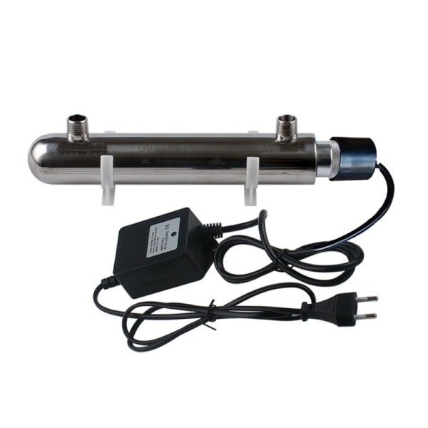 Rustfrit stål UV vand sterilisator Ultraviolet rør lampe direkte drikke desinfektion filter akvarium fisk tank renser