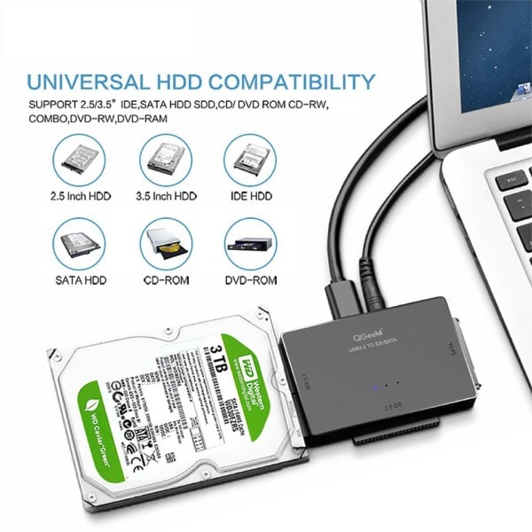 SATA USB IDE sovitin USB 3.0 Sata 2.5 3.5 kiintolevy asema HDD SSD USB muunnin