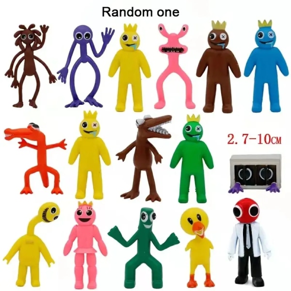 Anime Figur Kawaii Doll Tecknad film Modell Väska Rainbow Vänner Kort Spel