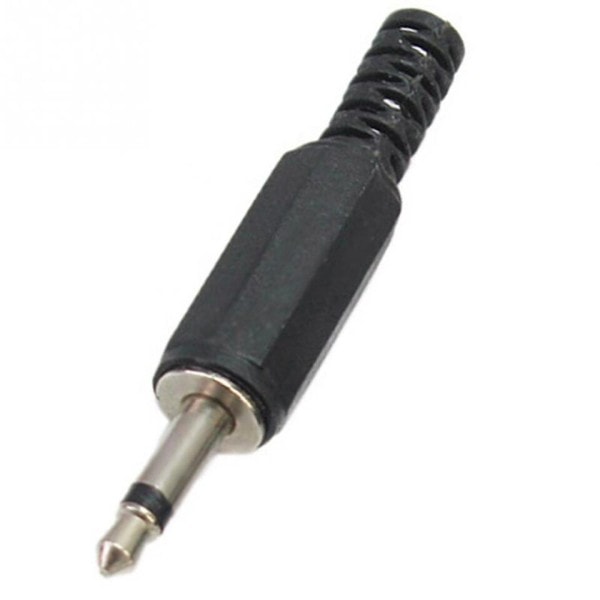 5 stk 3,5 mm hodetelefon kontakt hann to kanals lyd jack plugg