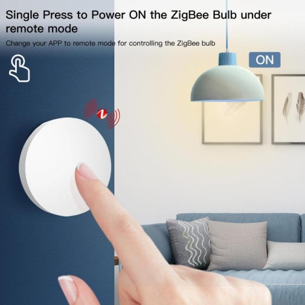 Knap Smart Scene Switch Multiscene Linkage Trådløs Fjernbetjening Kontrol Intelligent Smart Hjem