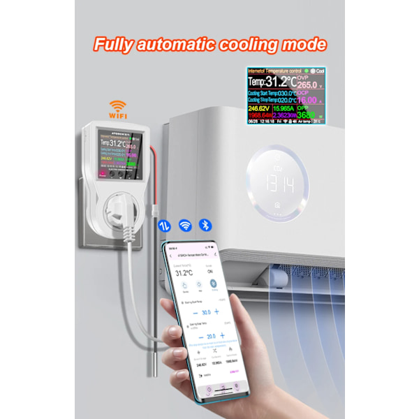 Digital Termostat Socket Inkubator Temperatur Controller Med Timer