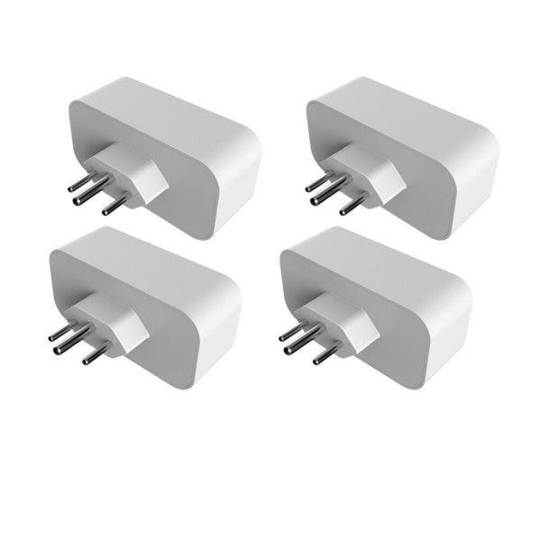 Standard WiFi Smart Stik med Strøm Monitor, Smart Life APP Smart Socket Voice Work