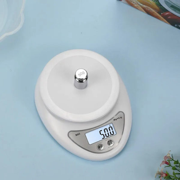 1 styck 5kg LED Bärbar Digital Våg Våg Mat Balans Mätning Vikt Kök Elektronisk Våg Liten Våg Våg I gram