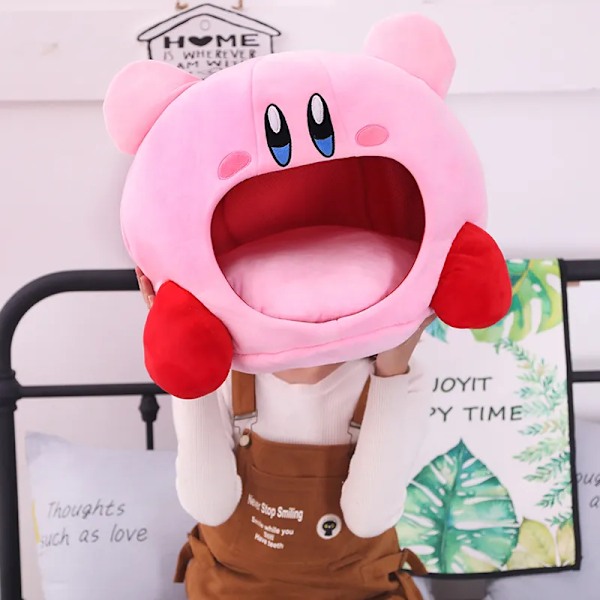 Anime Spil Kirby Peripheral Plysh Dukke Sjov Lur Pude Blød Kæledyr Katte Nest Kawaii Udstoppet Legetøj