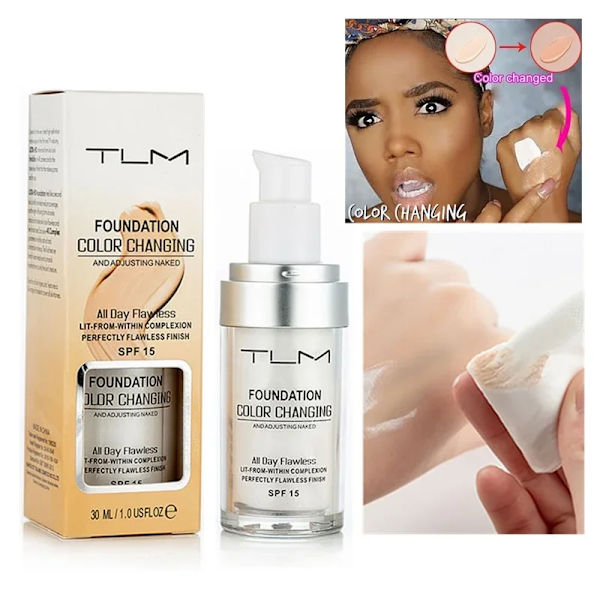 Full Cover Matt Concealer Lång Svarar MakeUp Liquid Foundation Cream