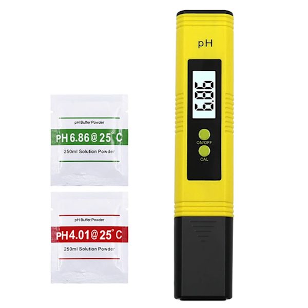 PH Meter 0,01 Hög Precision för Vatten Kvalitet Tester med 0-14 Mätning Räckvidd