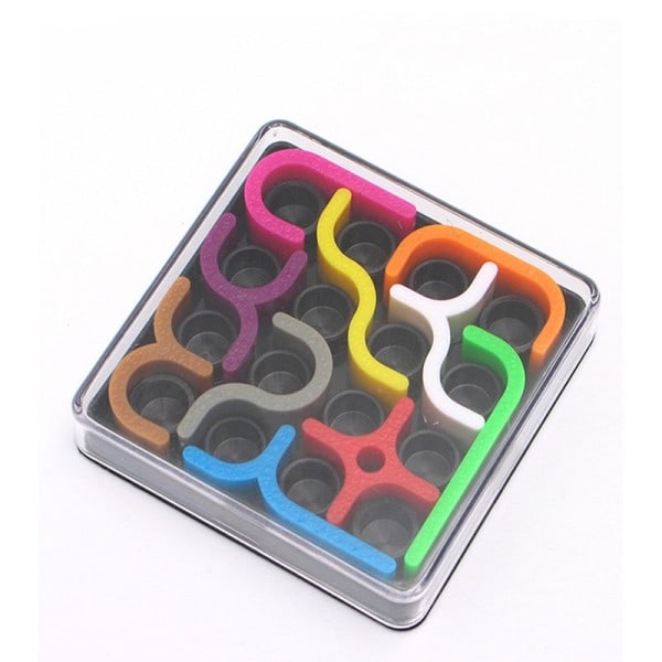 Creative 3D Intelligence Puzzle Crazy Curve Sudoku Puzzle Pelit Geometric Line Matrix Puzzle Lelut