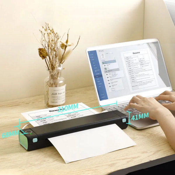 Tatuointi tulostin lämpö malli kone langaton Bluetooth Professional A4 paperi tulostin