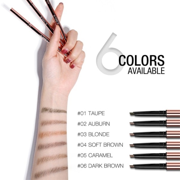 Øyenbryn Blyant Presis Brow Definer Long Lasting Vanntett