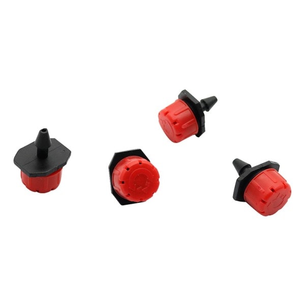 Justerbar Dripper Rød Mikro Dryp Irigation Vanding Anti-tilstopning Emitter Have Forsyning