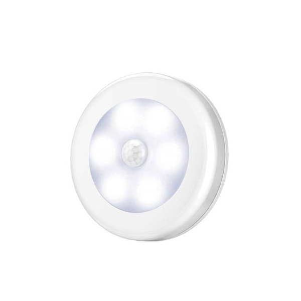 Trådløs Rund Bevegelse Sensor LED Natt Lys