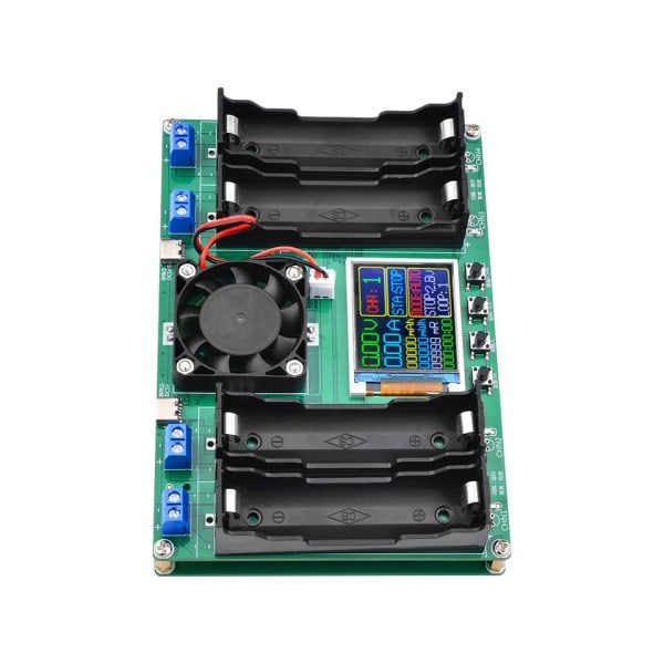 Batteri Kapacitet LCD Tester Digital Display Litium Batterier Ström Detektor Tester