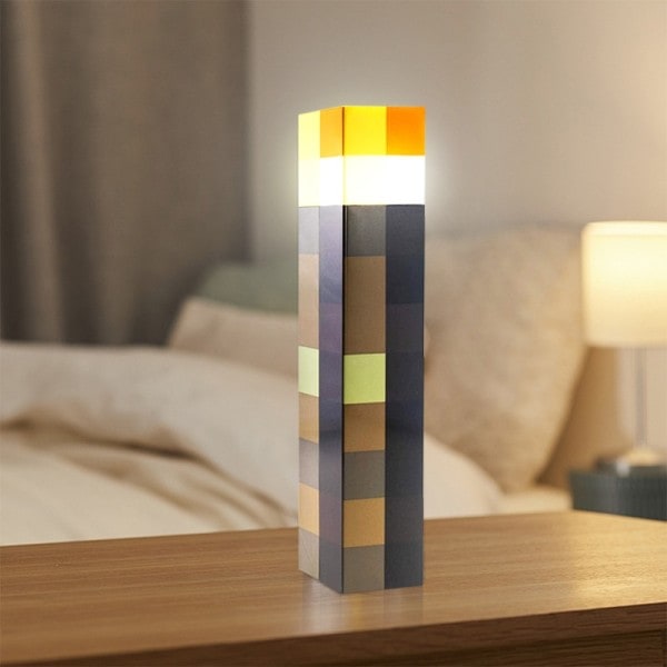 Brownstone Lampe Lys Jule Gaver LED Lampe Hjem Dekor USB Oppladbart Natt Lys