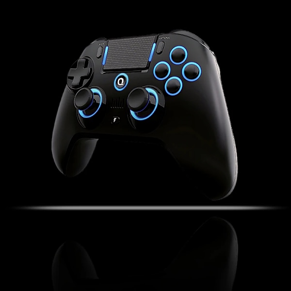 Trådlös kontroller för PS4 PS3 PS2 IOS Android PC Hall Effect 9-color LED lights Vibration effekt PS4 Gamepad