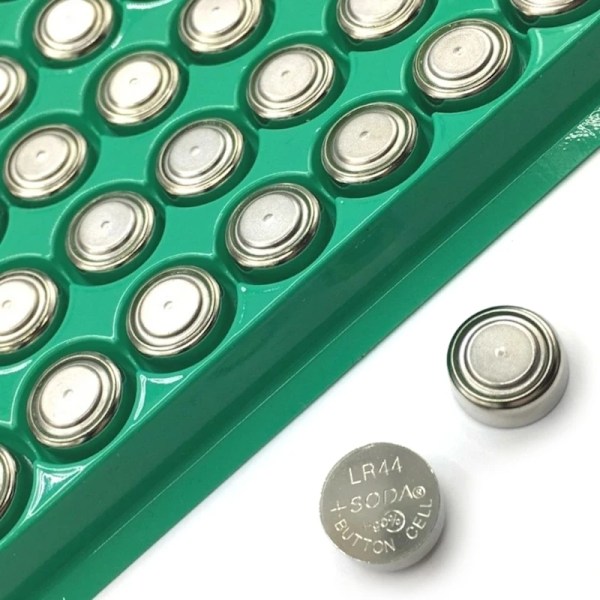 50 stykker AG13 LR44 A76 357 357A LR1154 SR1154 SR44 1,55V Alkalisk batteri For klokke kalkulator bil nøkkel fjernkontroll