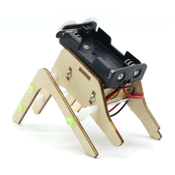 Walking Spider Robot Bionic Spiderman Robot DIY Montage Modell Science Technology Utbildning Experiment Kit
