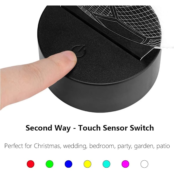 Sarjakuva  Stitch Figuuri 3D LED Valo Lapset LED Yö valo USB LED pöytä lamppu