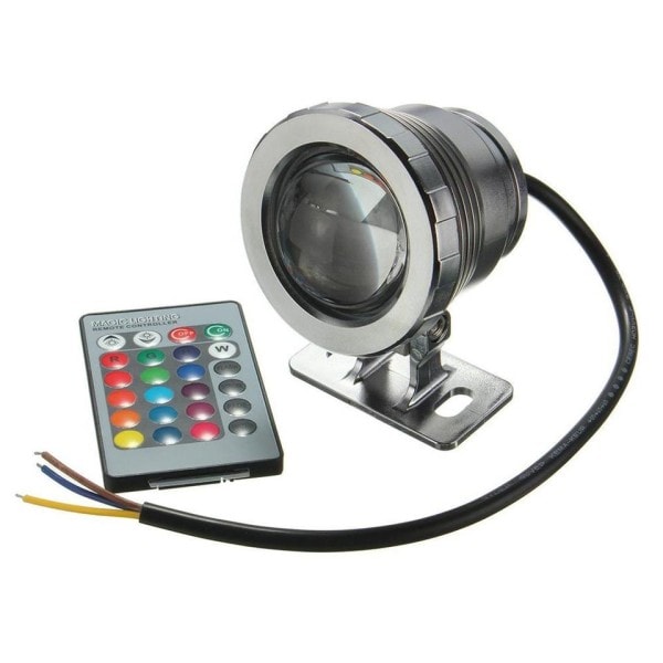 Vedenpitävä 10W RGB LED valo Puutarha Suihkulähde allas lampi kohdevalo Super kirkas vedenalainen valo lamppu