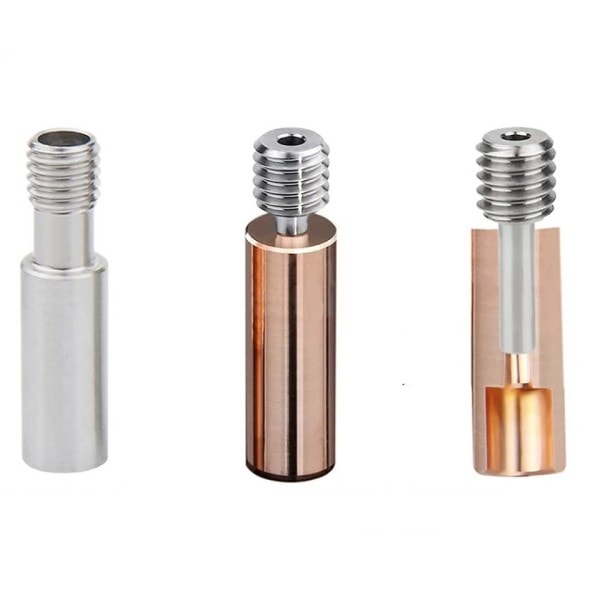 All Metal Bimetal Heatbreak Kopper Titanium TC4 Hals Hög Temperature for Creality 3D Printer