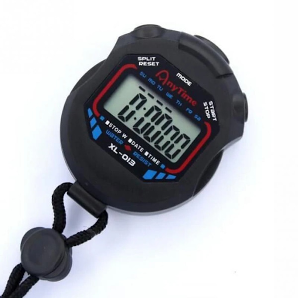 Vattentät Kronometer Handhållen Ficka Stoppur Professionell Digital Sport Stoppur LCD Timer Stopp Klocka Timer Verktyg