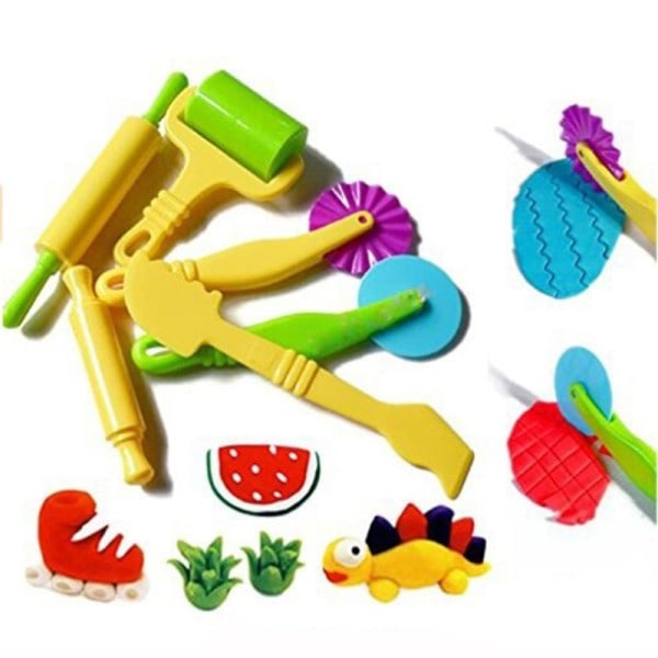 3D Plasticine Værktøj Legedej Sæt Farve Lege Dej Model Værktøj Legetøj Ler Forme Deluxe Sæt