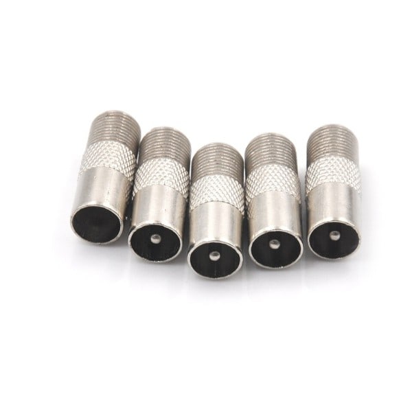 10st Quick Plug RF Coax F Kvinna Koaxial Connector F Connector