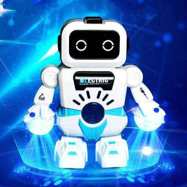 Barn Dans Robot Leksak Astronaut Dans Leksak med Musik Ljus Ultrafuturistiska Rymdmän DJ Robot