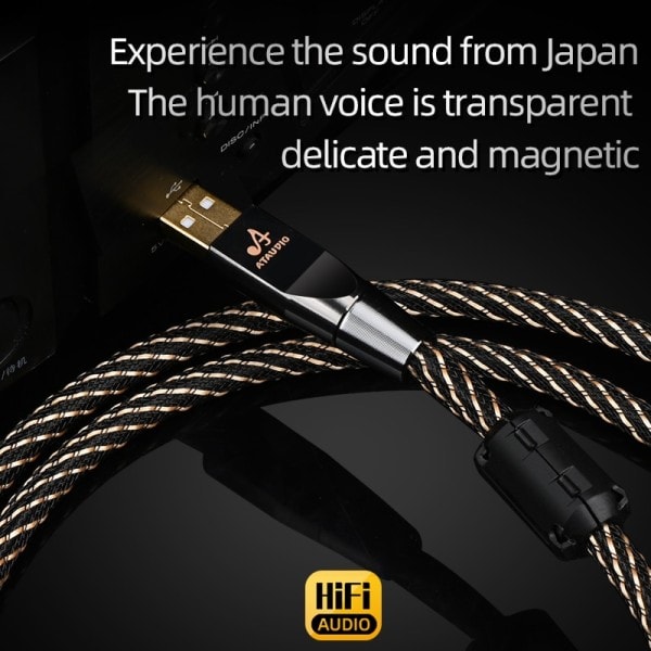 HIFI USB OTG kaapeli USB tyyppi A B USB kaapeli 6N OFC tyyppi C tyyppi B ääni kaapeli dekooderi