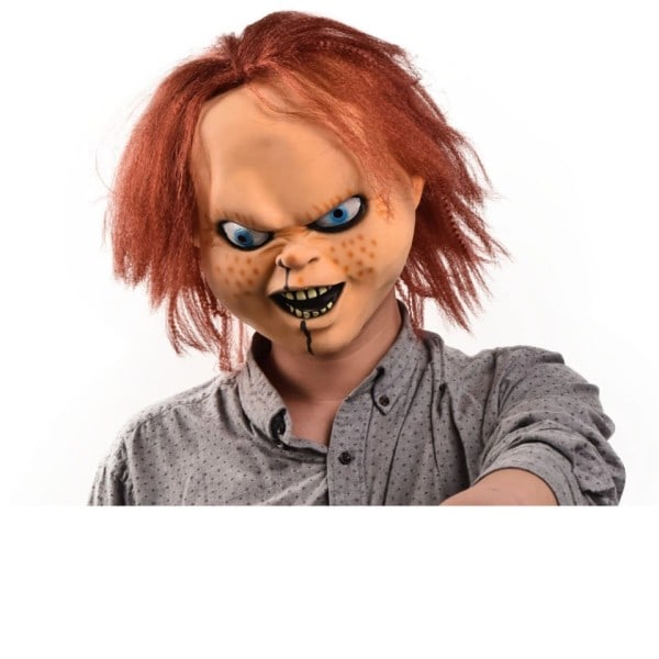 Chucky Mask Child's Play Kostume Masker Ghost Chucky Mask Face Latex Mascarilla Halloween