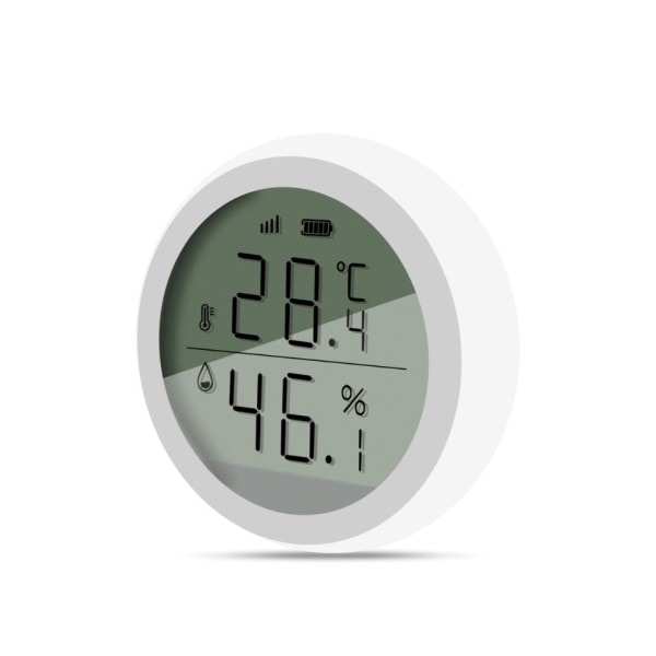 Smart  Termometer Hjem Innendørs Temperatur Og fuktighet Sensor Med LED skjerm