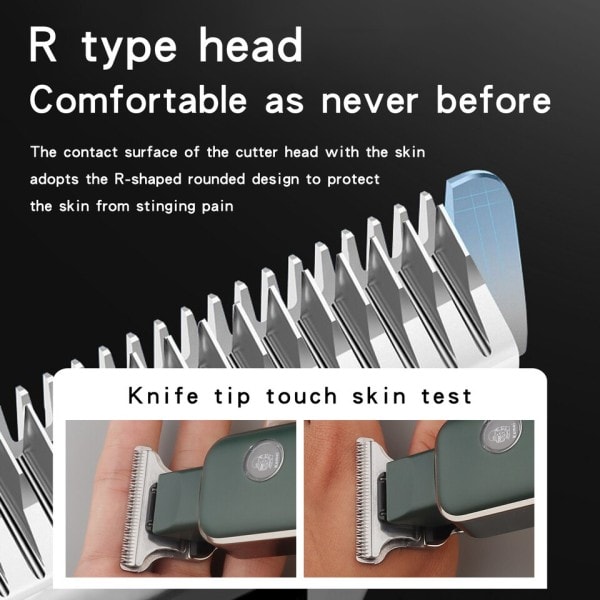 Professionell Hår Clipper T-blad Torrakning Hår Klippning Maskin All-around Outlining Närklippning Maskin