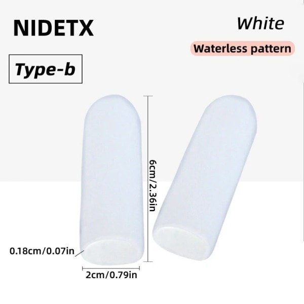 2 stykker Silicone Hammer Finger Tå Beskytter Separator Hallux Valgus Korrektor Pedicure Fjerner Smerte Fod Pleje Værktøj