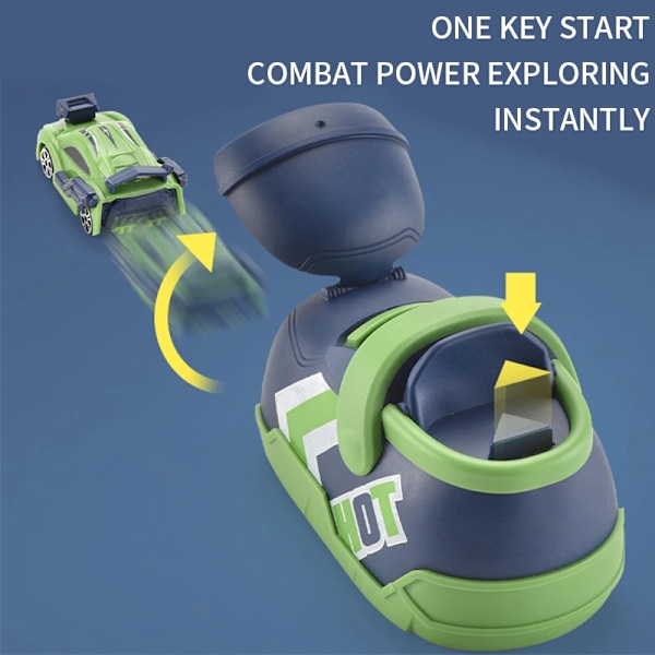 Creative Catapult Auto Lelut Ejection Super Kilpailu Auto Ejection Juoksu Kengät Inertia Ajoneuvo Kilpailevat lelut