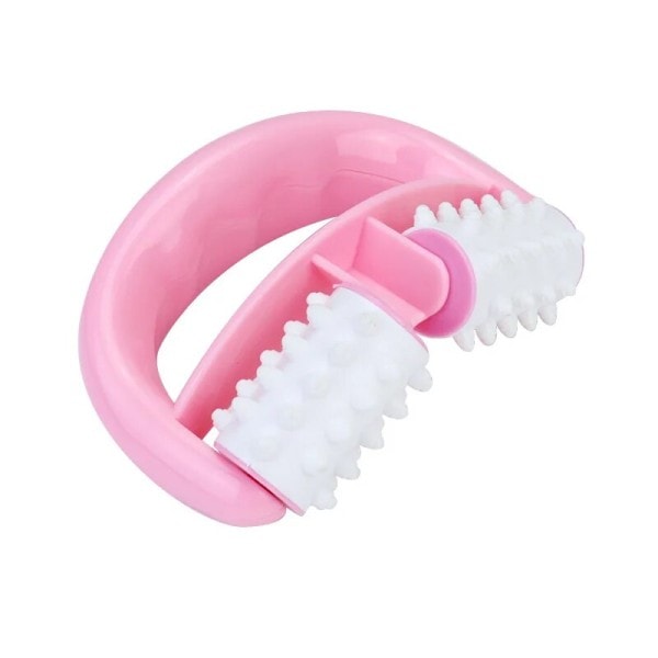 1 bitar Blå D Typ Fett Kontroll Roller Massager Celluliter Ben Buk Nacke Blinkor Snabb Anti celluliter Ansiktslyft Massage Rull