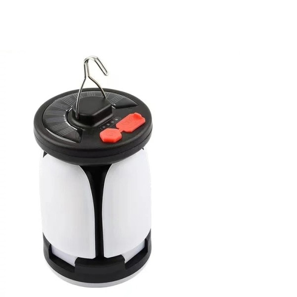 High Power Solar LED Camping Lantern Rechargeable Emergency Power Bank Foldable Light